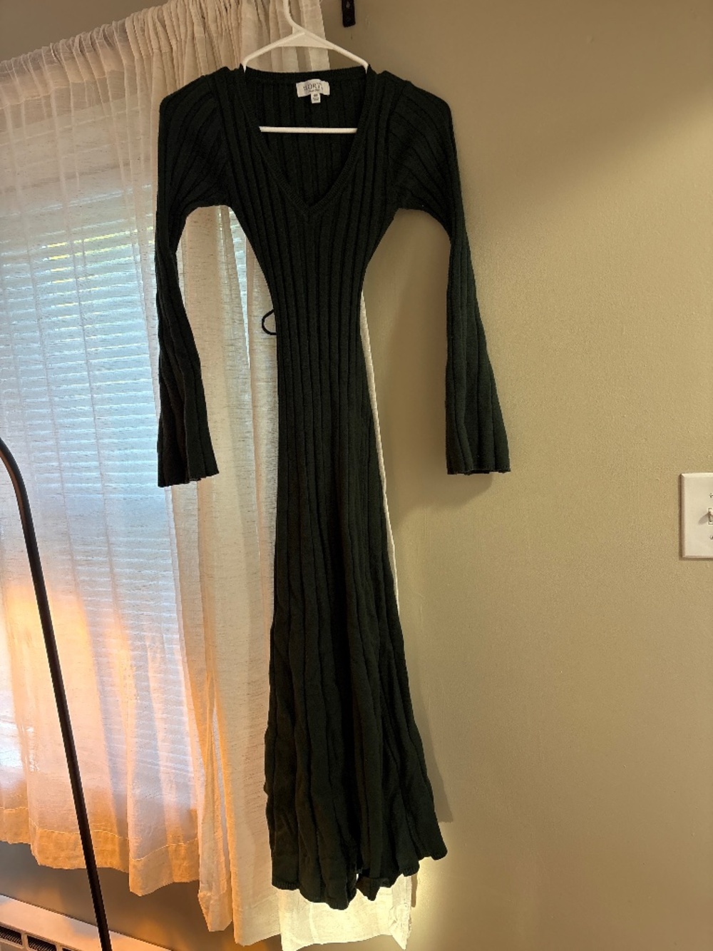 Worth collective green maxi sweater dress
